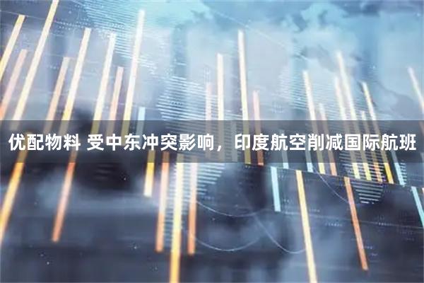 优配物料 受中东冲突影响，印度航空削减国际航班